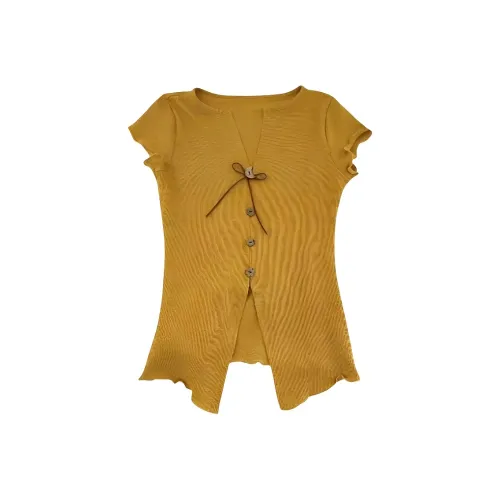 SKYA Желтые Женские Футболки