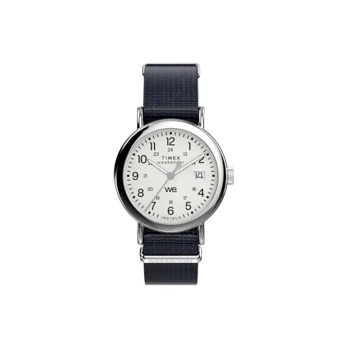 TIMEX Наручные часы Кварцевый механизм Ткань Ремешок 37 мм Белый циферблат Унисекс