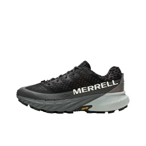 MERRELL Agility Peak 5 Low Топ Беговые кроссовки Женские Черный