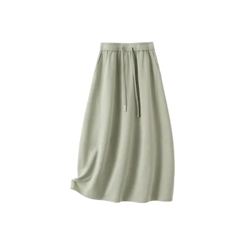 IHIMI Повседневный Длинный Юбка Женские