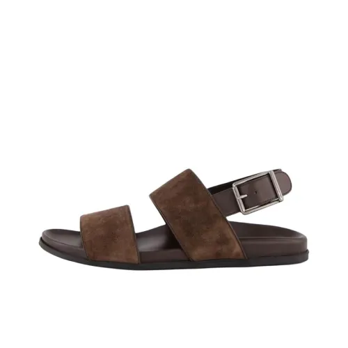 MANOLO BLAHNIK Golby One Ремешок Сандалии Мужские Коричневые