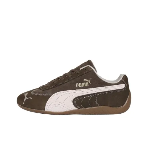 PUMA Speedcat Износостойкий Дышащий Низкий Топ Повседневная Обувь Унисекс Коричневый