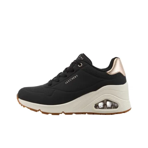 Skechers Uno Low Топ Повседневная обувь Женская Черная