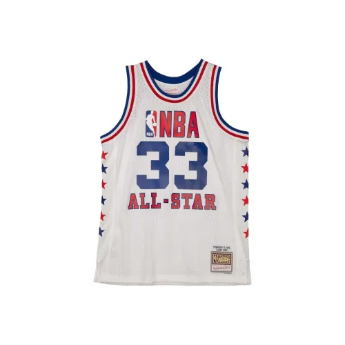 MITCHELL NESS Swingman Larry Bird Баскетбольная Джерси Мужская Белая