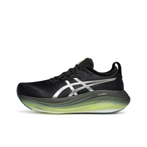 Asics Gel Nimbus 27 Беговые кроссовки Низкий топ Черный/Серебряный Мужской