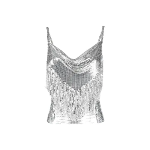 Paco Rabanne SS23 Без бретелей Топ Женский Белый