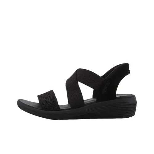 Skechers Arya One Ремешок Сандалии Средний Каблук 3-5 см Женские Черные