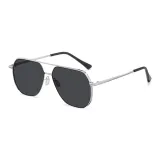 Серебряная оправа, весь серый