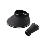 Black [Улучшенный Rollable 13,5 см Козырек] [с Ветрозащитным Шнуром]