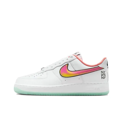 Nike Air Force 1 Slip Resistant Abrasion Resistant Low Топ Скейтборд Кроссовки Унисекс Белый