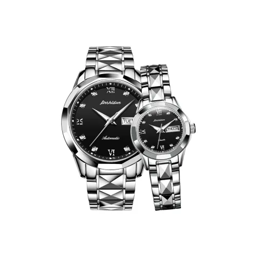Jin Shi Dun Кварцевый, Автоматический Механический Movement Унисекс Часы 42mm*20mm*11mm Черные