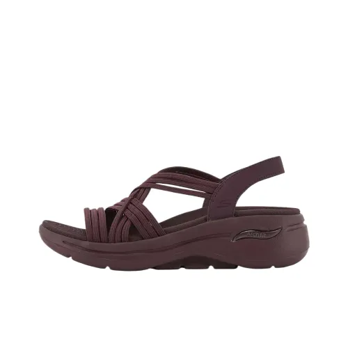 Skechers Go Walk Arch Fit Сандалии в римском стиле Бургундский Женские