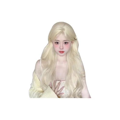 YOUXI Балет Человеческого Мира Лента на Лбу Сетка Красно-белый Золотой Длинные Завитые Волосы Большие Волны OF Брови