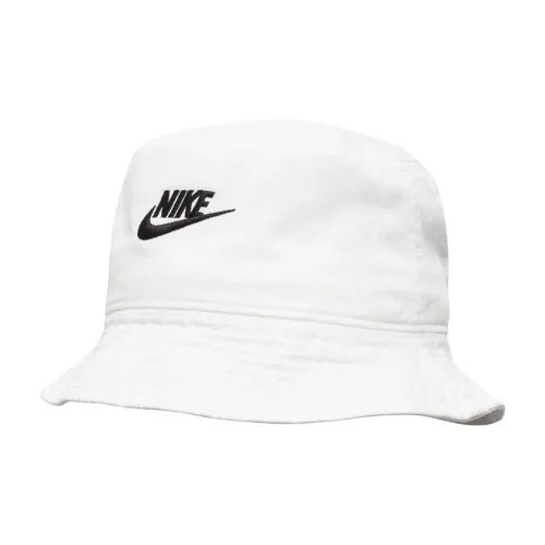Nike 100% хлопок Bucket Hats Unisex Белый