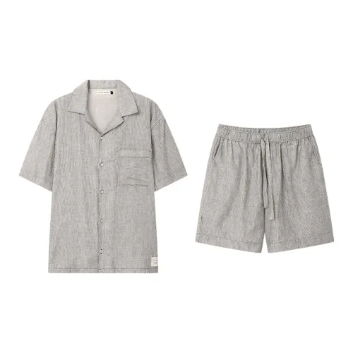 CICADAHOME SUMMER STRIPES Пижама Белый и Черный Мужской Комплект Пижамы