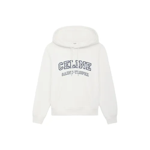 CELINE SS25 Толстовка Женская Белая