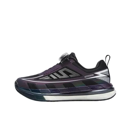 FILA KIDS Performance FPHSPEED 5 Low Top Детские беговые кроссовки Черный Космический серебристый Подростки