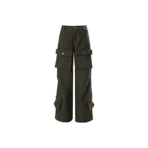 HYTE MOLY Оливково-зеленые Женские Джинсы