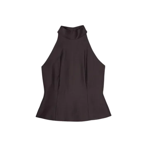 REMAIN BIRGER CHRISTENSE Темно-кофейные Женские Майки