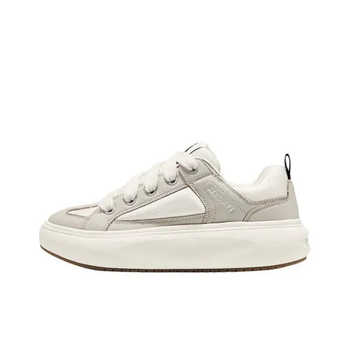 Skechers AIR COOLED MEMORY Увеличение высоты Легкие Низкие Кроссовки для скейтбординга Мужские Белые