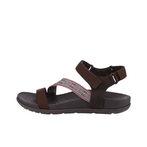 Skechers REGGAE LITE Пляжные сандалии Женские Коричневый