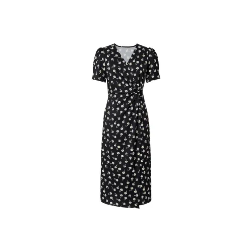 Hopeshow Короткий рукав Платье Женское