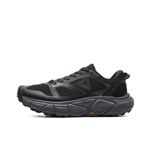 PEAK Амортизация противоскользящий низкий отскок кроссовки для бега мужские черный магнитный серый