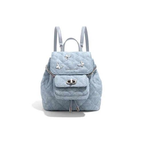 CLEVER KETCH ПУ (полиуретан) Рюкзак Маленький Женский Синий Черный