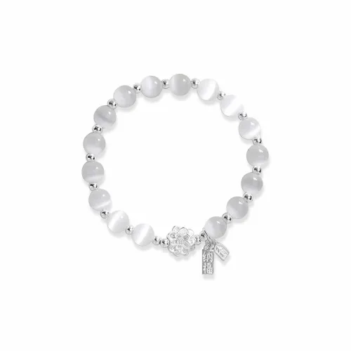 WANLIACC Стекло Кошачий глаз Браслеты Унисекс