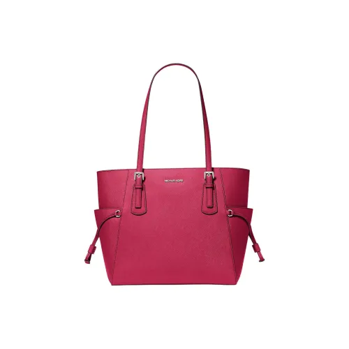 MICHAEL KORS Voyager Кожа Сумка через плечо Большая Женская Малиновая