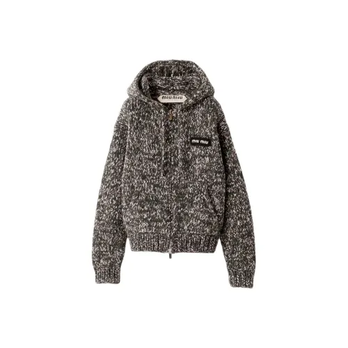 MIU MIU Свитер Женский Сланцево-Серый