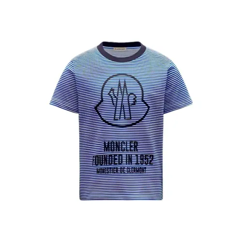 MONCLER Blue Kids Т-рубашки