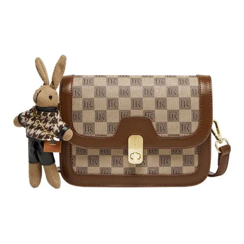 Narandu ПВХ с синтетической кожей маленькая квадратная сумка сумка тофу сумка через плечо среднего размера женская хаки