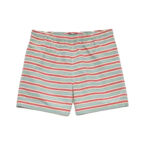 PRADA RE Нейлон FW25 Пляжные шорты Мужской Звезда Realm Синий