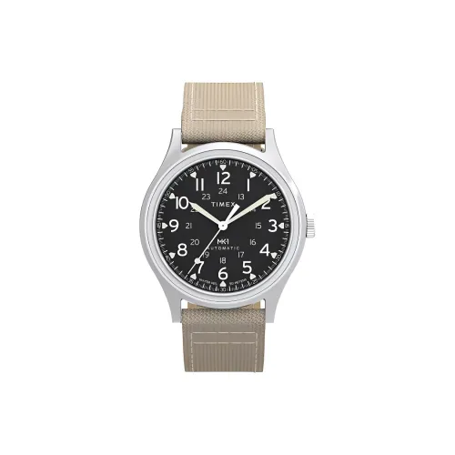 TIMEX Автоматический Механический Механизм Мужские Часы 40 мм Черный