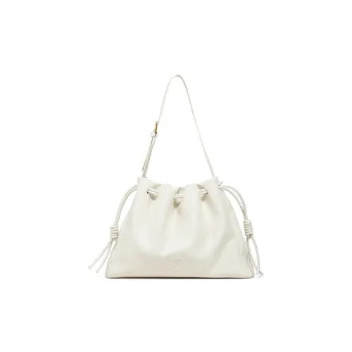 Simedin Сумка через плечо из коровьей кожи женская глубокий черный жемчужный белый