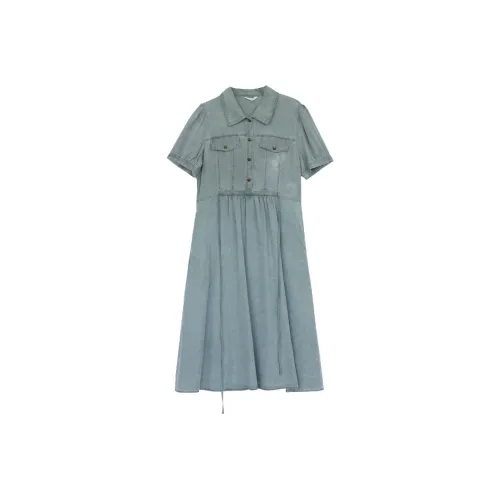 IT'Real Короткое Платье с Короткими Рукавами Женское