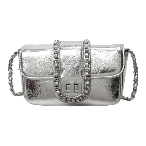 CAREELL ПУ (полиуретан) Сумка через плечо Сумка на плечо Унисекс Серебристый Черный Золотой