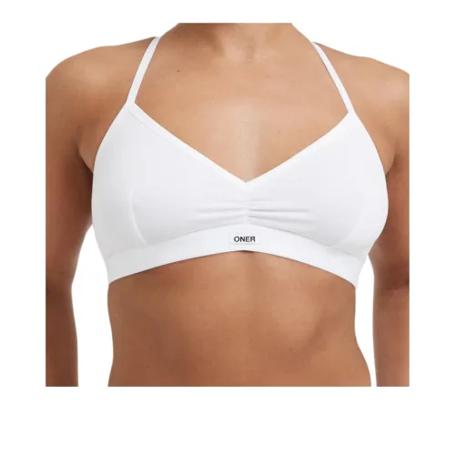 ONER ACTIVE Мягкий Классический Bralette LENZING™ Бюстгальтер Женский Белый