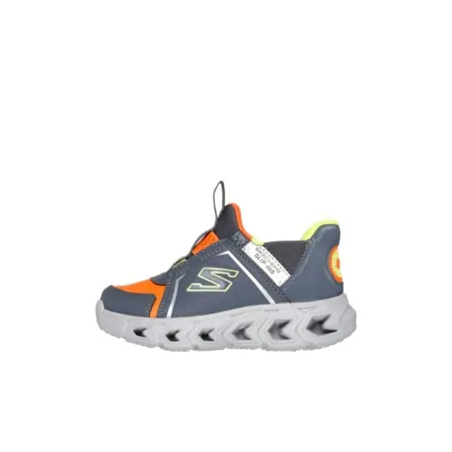 Skechers Kids HYPNO FLASH 2,0 Низкий Топ Детские Лайфстайл Обувь Угольный Оранжевый Детский