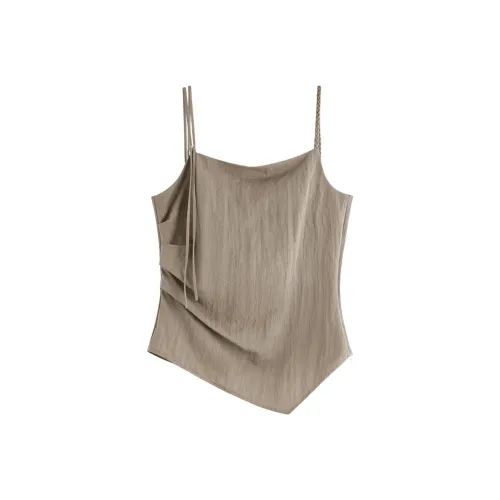 FANSILANEN Трюфельно-коричневый Женские Камисоли