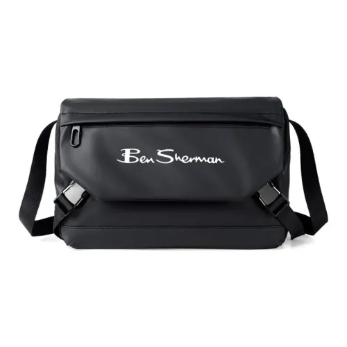 BEN SHERMAN Полиэстер Курьерская Сумка Сумка через плечо Сумка на плечо Унисекс Черный Серый