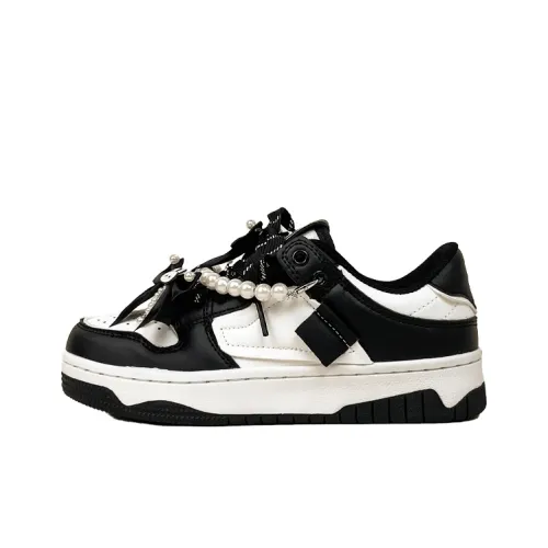 A M Slip-resistant Abrasion-resistant Low-top Skateboard Shoes Women's Black A M Противоскользящие Устойчивые к истиранию Низкие Кеды для скейтбординга Женские Черные