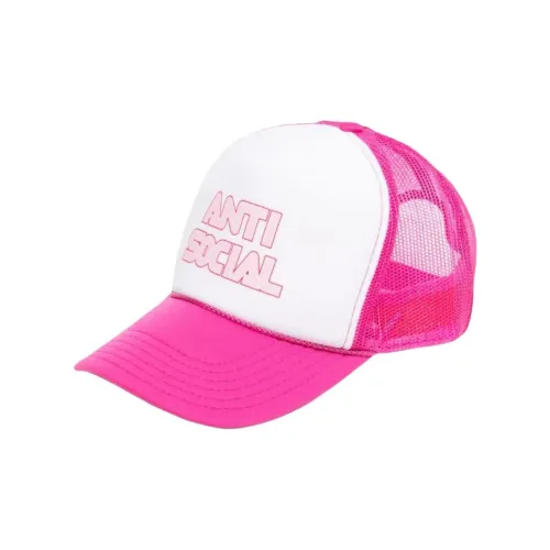 ANTI SOCIAL SOCIAL CLUB Хлопковые кепки Мужские Розовые