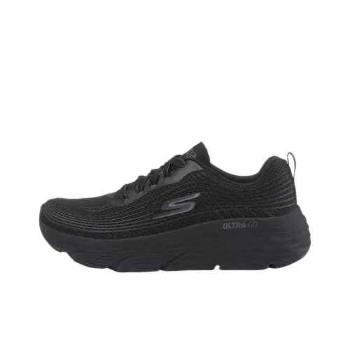 Skechers MAX CUSHIONING ELITE Низкие Беговые Кроссовки Женские Черные