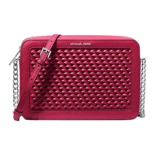 MICHAEL KORS Jet Set ПУ (полиуретан) Сумка через плечо Большая Женская Малиновая