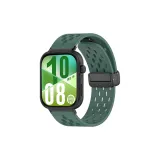Силиконовый ремешок с складной застежкой, сетка - сосновый зеленый