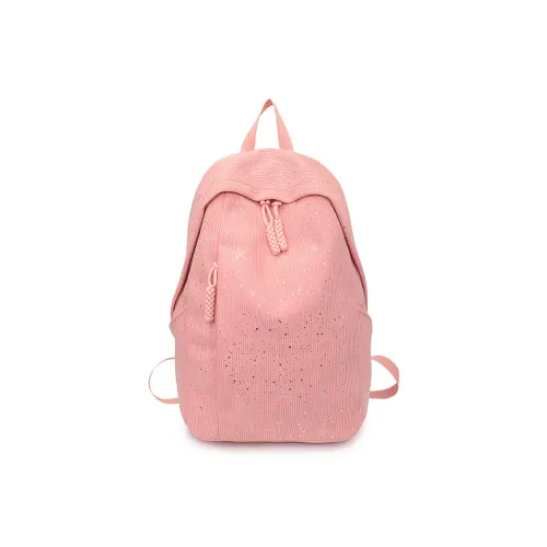 TAIGENU Вельвет Рюкзак Стандартный Унисекс Розовый Синий Белый Бургунди Черный