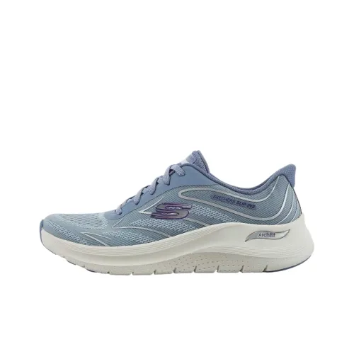 Skechers ARCH FIT 2,0 Устойчивые к истиранию Низкие Беговые кроссовки Женские Синие