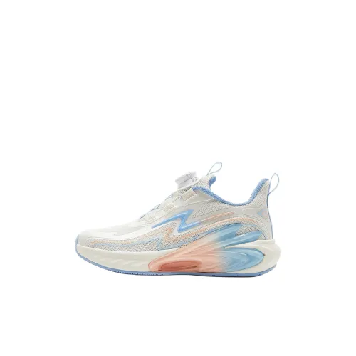 PEAK State Pole Slip Resistant Abrasion Resistant Дышащий Низкий Топ Детская Баскетбольная Обувь Экрю Детская